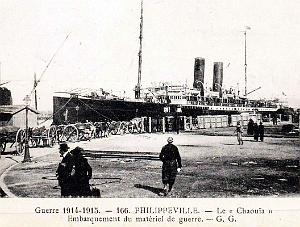 Philippeville - Chaouia - Embarquement materiel de Guerre - 1914-1915